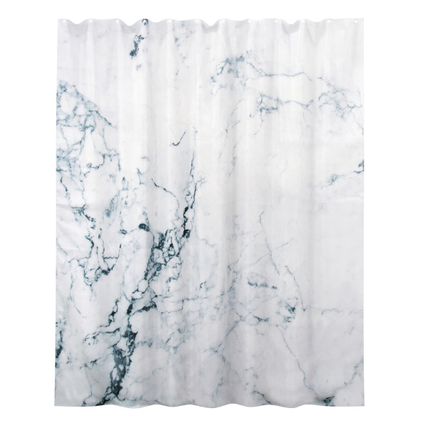 Штора для ванной WasserKraft Aland SC-85102, 200х200 см, навесная, цвет белая|серая