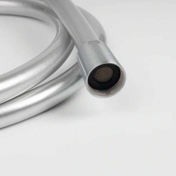 шланг для душа iddis 04p15bci19 хром матовый, пвх, 1.5м