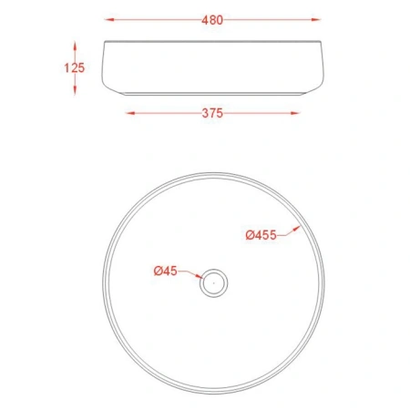 раковина artceram cognac col002 05 00 накладная, без отв., без перелива, на столешницу, saniglaze, ø48xh12.5 см, белая матовый
