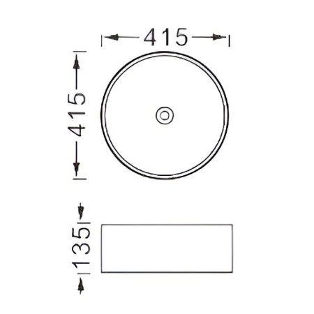 раковина-чаша aquatek европа 41 aq5558-mb черная матовая