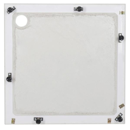 душевой поддон 90×90 см aquanet alfa delta cube 00168433 из искусственного камня, белый