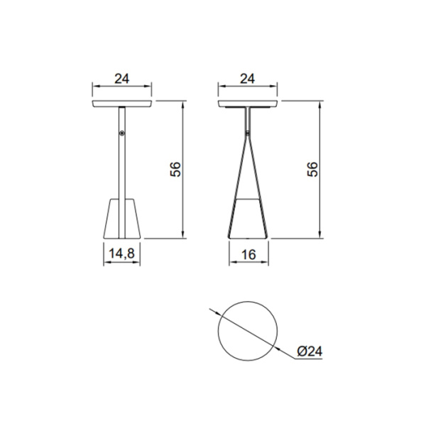 Столик напольный Antonio Lupi Halo HALO1B.5.bianco opaco белый мрамор