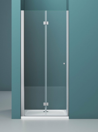 душевая дверь belbagno albano 80 albano-bs-12-80-c-cr профиль хром стекло прозрачное