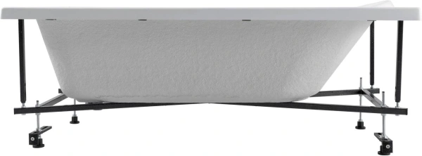 акриловая ванна aquanet nord 170x70 00242400 с каркасом, цвет белый.