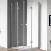 Душевой уголок Cezares Eco 100x100 ECO-O-AS-2-100-C-Cr профиль Хром стекло прозрачное