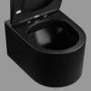 унитаз cerutti spa tanaro aria mb ct9238 подвесной, с сиденьем микролифт, черный матовый