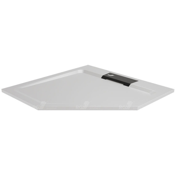 душевой поддон из искусственного камня rgw stone sta-61w 90×90 16330599-01 белый
