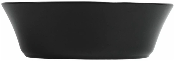 раковина накладная 42 см aquanet smart-1-mb 00273686, черный матовый
