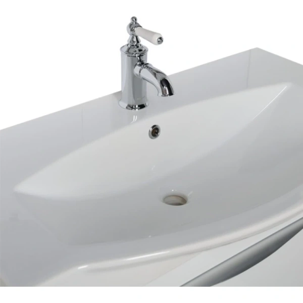 раковина полувстраиваемая 85 см aquanet sanovit plazma 00182329