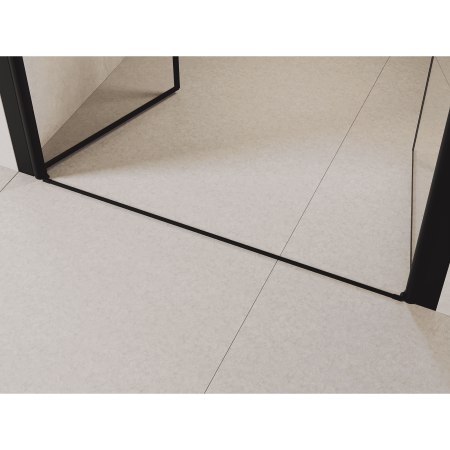 душевая дверь rgw passage pa-104b 80 060810408-14 профиль черный, стекло прозрачное