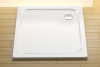душевой поддон из искусственного камня ravak perseus pro chrome 80×80 xa044401010 белый