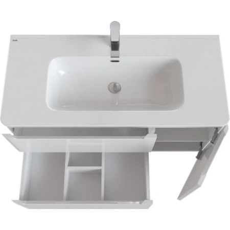 тумба с раковиной iddis edifice 100 подвесная белая edi10w1i95k