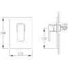 смеситель для душа elghansa mondschein white 3420235-white смеситель для душа elghansa mondschein white 3420235-white