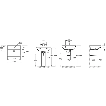 раковина подвесная jacob delafon struktura egd112-00 60*48 см раковина подвесная jacob delafon struktura egd112-00 60*48 см
