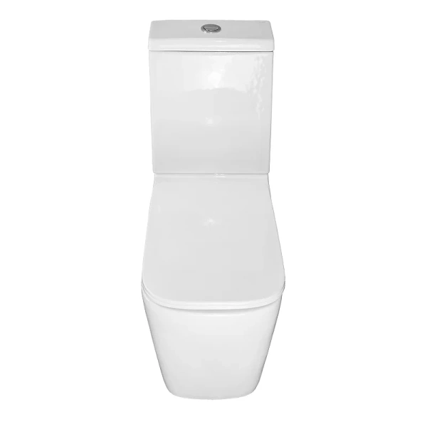 унитаз компакт azario ferra az-1015 напольный, безободковый, слив "торнадо", с бачком и сиденьем микролифт, 64х37х81 см, белый