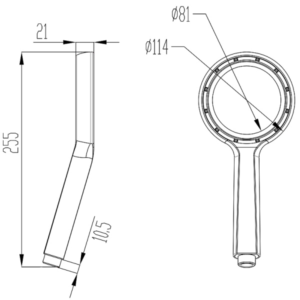 ручной душ lemark lm0820c хром