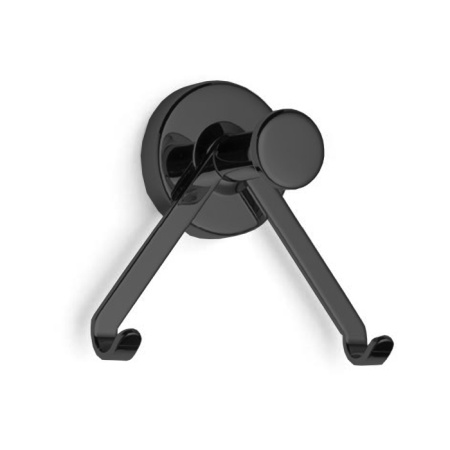 Крючок двойной Bertocci Cinquecento 110 0515 0800 , подвесной, цвет: черный матовый