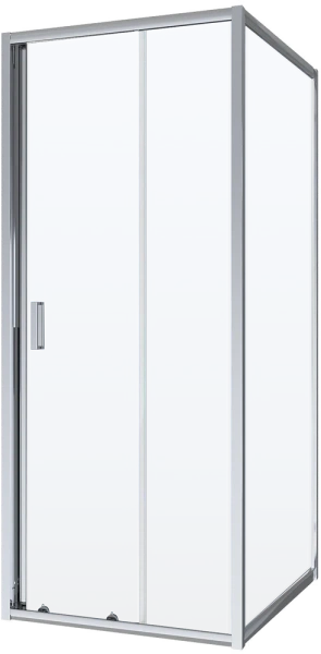 душевой уголок niagara nova 80×80 ng-62-8a-a80 профиль хром, стекло прозрачное