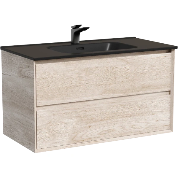 тумба под раковину sancos marmi 2.0 mr2.090eg 89 см, подвесная, дуб галифакс