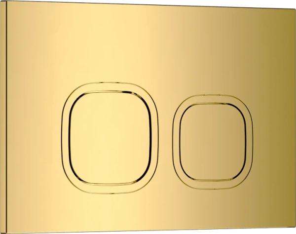 клавиша для инсталляции grossman cosmo 700.k31.02.300.300 для унитаза, пластик, золото глянцевое