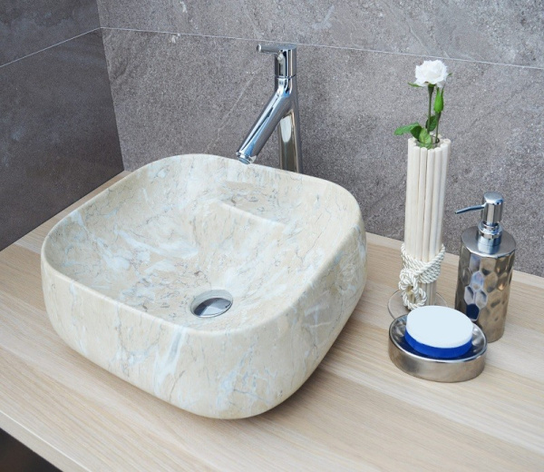 раковина-чаша ceramalux 45 188 бежевая