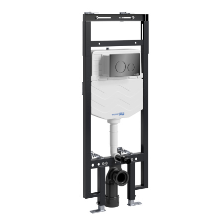 Система инсталляции для унитазов WasserKraft Dinkel 58TLT.010.ME.PB02 с кнопкой смыва, цвет черный Система инсталляции для унитазов WasserKraft Dinkel 58TLT.010.ME.PB02 с кнопкой смыва, цвет черный
