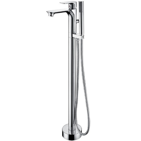 Смеситель напольный для ванны Abber Weiss Insel AF8015, цвет хром