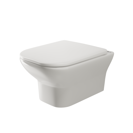 Унитаз Ceramicanova Enjoy CN1104E подвесной, с сиденьем микролифт, белая