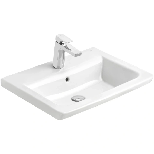 раковина полувстраиваемая roca unik the gap 60 327472000, белая