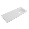 раковина полувстраиваемая belbagno 120 r bb1200/480-lv-mr-r белая