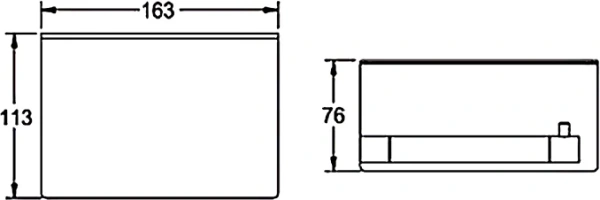 Держатель туалетной бумаги Rose RG3005H-1 черный