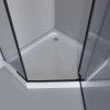душевой уголок niagara eco 90×90 ng-009-14dt профиль черный, стекло тонированное