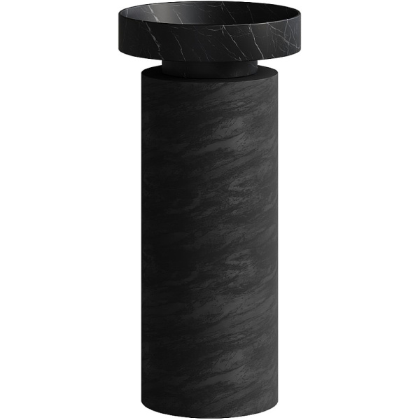 раковина-чаша boheme corian 40 801-nm nero marquina