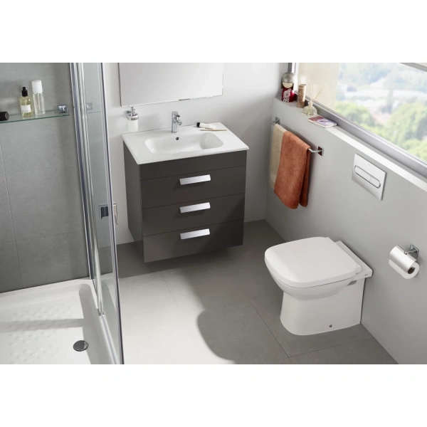 приставной унитаз roca debba 347996000