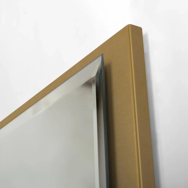 зеркало cezares interni 100 czr-spc-int-1000-900-led-tch-warm-boro с подсветкой брашированное золото с сенсорным выключателем и подогревом