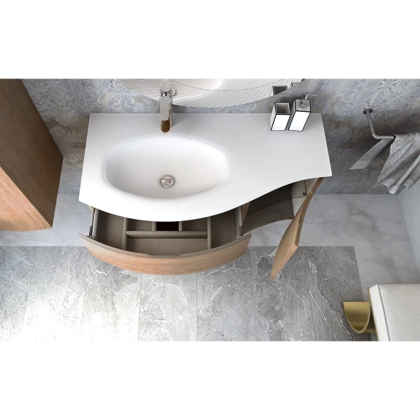 подвесной шкаф cezares vague 34 r 54835 rovere tabacco