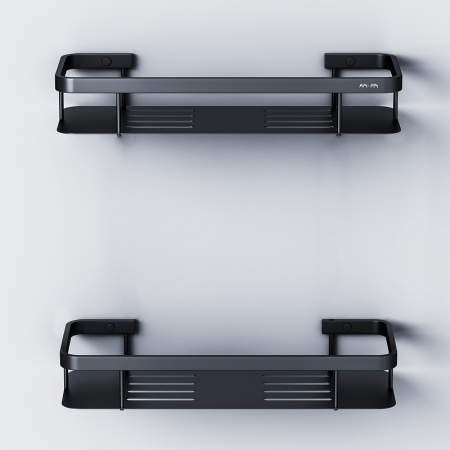 комплект душевого уголка с душевой системой и аксессуарами am.pm gem s 90x90 wk93ep профиль черный матовый стекло прозрачное