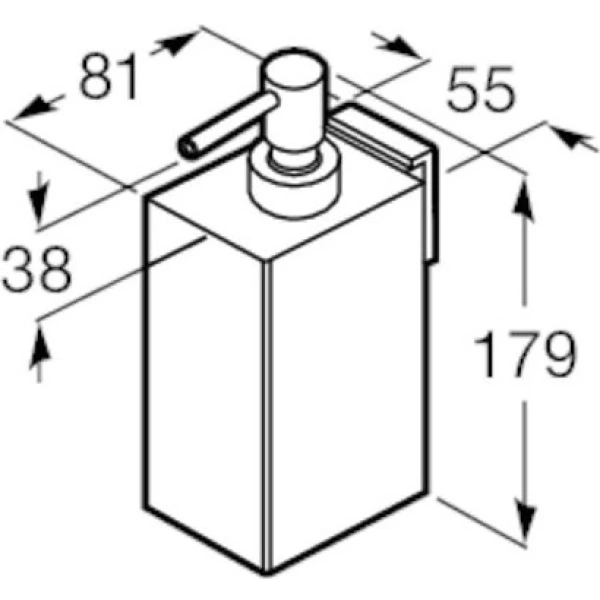 Дозатор Roca Rubik 816842001