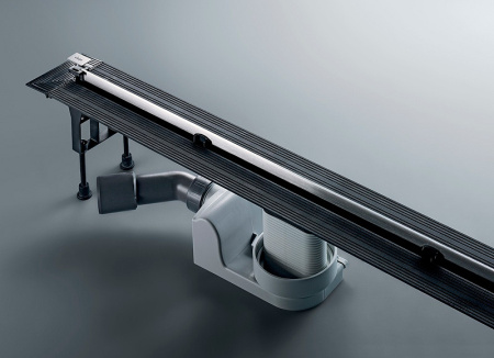 душевой лоток viega advantix vario 704353 с решеткой матовый хром