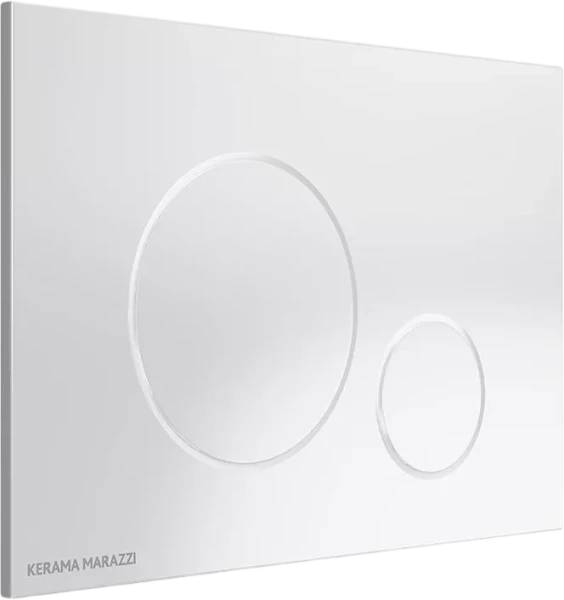 кнопка смыва kerama marazzi fpr.a.wht белая глянцевая