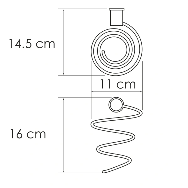 Держатель для фена WasserKRAFT K-1080NICKEL цвет никель