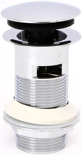 донный клапан mcalpine cw60-cb для раковины, с переливом, хром