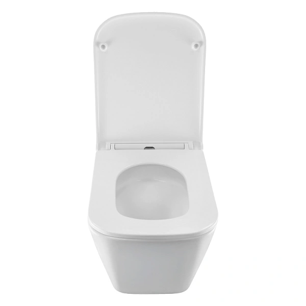 унитаз azario pro pro-0002 uq3 подвесной, безободковый, с сиденьем микролифт, слив "торнадо", 49х34х35 см, белый