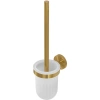 Ёршик для унитаза Cezares Relax RELAX-TBS-V-BORO настенный, золотой матовый