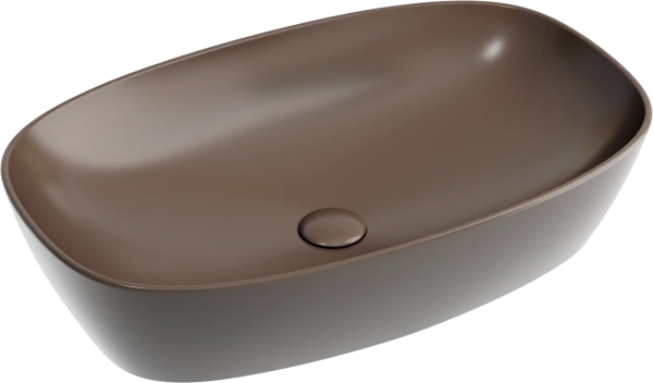 Раковина Ceramicanova Element CN6049MDB накладная, 60x38 см, темно-коричневая матовая