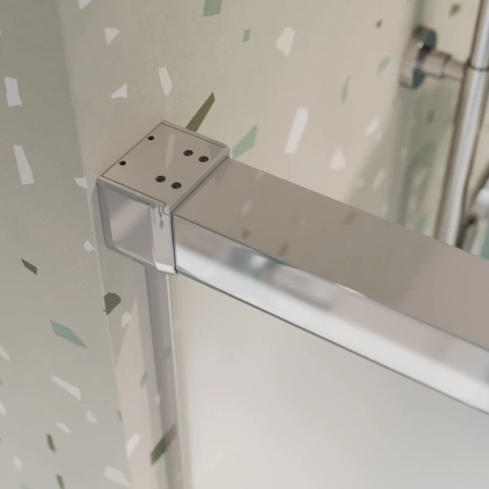 шторка на ванну cezares tandem soft 180 tandem-soft-vf-2-180/145-p-cr профиль хром стекло рифленое