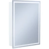 шкаф-зеркало 60 см iddis zodiac zod6000i99, с подсветкой