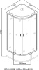 душевая кабина aquanet sc-1000q 100х100 243329 без гидромассажа