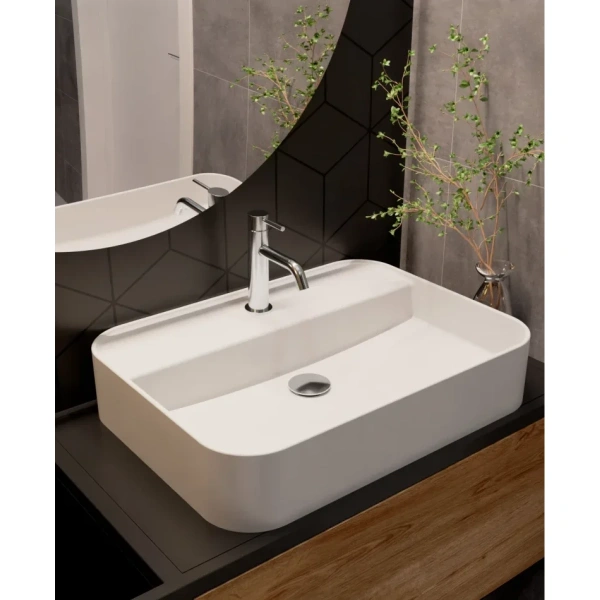 смеситель для раковины aquame siena aqm6210cr без донного клапана, хром