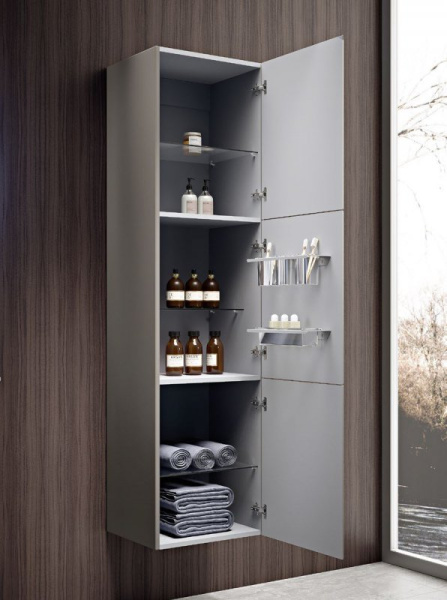 шкаф-пенал 45 cezares comfort 53106 bianco lucido